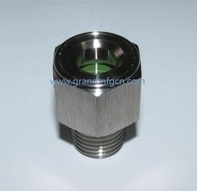 NPT-Dreh 3/8 1/4 Zoll Edelstahl 316 Beobachtung Ölstandsmessung Sichtanzeiger OEM-Service keine Veredelung