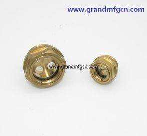Metrisches Garn M16 M18x1.5 Hydraulikölbehälter Messing Ölpegel Sichtglas ohne Reflektor, China