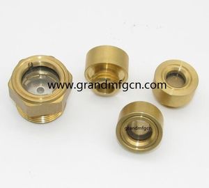 NPT 3/8 &quot; 3/4 INCH Hydraulikölbehälter Messing Ölstandssichtglas ohne Reflektor, China