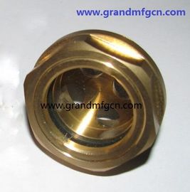 BSP 3/8 &quot; 1/2 &quot; Hydraulikölbehälter Messing / Aluminium Ölstandsanzeiger mit Reflektor ohne Veredelung, China