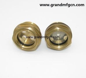 BSP 3/8 &quot; 1/2 &quot; Hydraulikölbehälter Messing / Aluminium Ölstandsanzeiger mit Reflektor ohne Veredelung, China