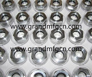 BSP 3/8 &quot; 1/2 &quot; Hydraulikölbehälter Messing / Aluminium Ölstandsanzeiger mit Reflektor ohne Veredelung, China