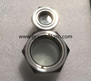 Metrisches Gewindewerk M33X1.5 M36X1.5 Glasverkleidete Reaktor SS304 Beobachtungssicht Glassichtfenster Ölstandsmessgeräte