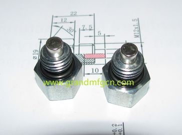 M12X1.5 M16X1.5 M18X1.5 M20X1.5 Männliche Schleife Magnetölabflussstecker kundenspezifisch erhältlich