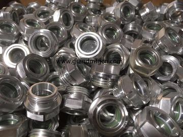 männliche BSP G3/8&quot; 1/2&quot; Aluminiumohle Standard Ölspiegel Hexagon-Schrauben-in Ölfenster Ölpegel Sichtbrille