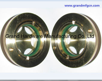 NPT 4&quot; Messing-Ölstandssichtglas Beobachtungsglas Verdampfer Ölstandssichtglas OEM-Service ohne Veredelung