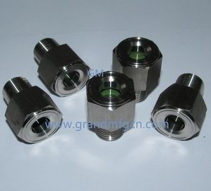 NPT-Faden 3/8 1/4 Zoll Edelstahl 304 Getriebe Knopf Typ Beobachtung Ölpegel Ölpegel Indikator