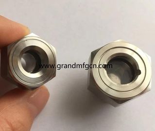 NPT-Faden 3/8 1/4 Zoll Edelstahl 304 Getriebe Knopf Typ Beobachtung Ölpegel Ölpegel Indikator