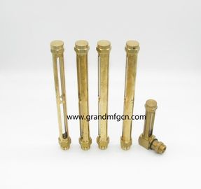 G Gewinde 1/4&quot; 3/4&quot; Beobachtungsventillierter Messingspegel für Ölbehälter und Ölgeschmierte Ausrüstung