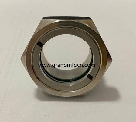 NPT 3/4 1/2 Zoll Edelstahl 304 Ölschmiersystem visueller Ölstandsindikator BHO Ölsichtglasmessgeräte