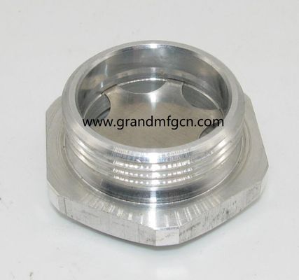 M33X1.5 Schmiersystem für Aluminium-Bläser Ölstand Hex-Schraub-In Ölstandssicht Glas Ölstandsmessindikatoren