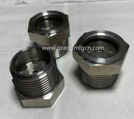 NPT1 1/2&quot; Edelstahl SS316 SS304 Beobachtungsverdampfer Ölpegel Sichtbrille OEM-Service ohne Veredelung