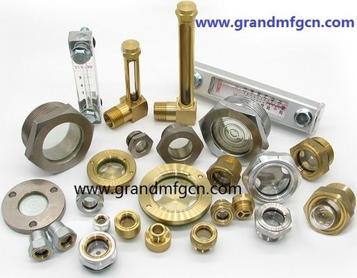 in Lager NPT Faden 3/8 INCH klare Kuppel Ölstand Anzeiger Hex-Schraube Ölstand Anzeigeglas mit Fadenverriegelung