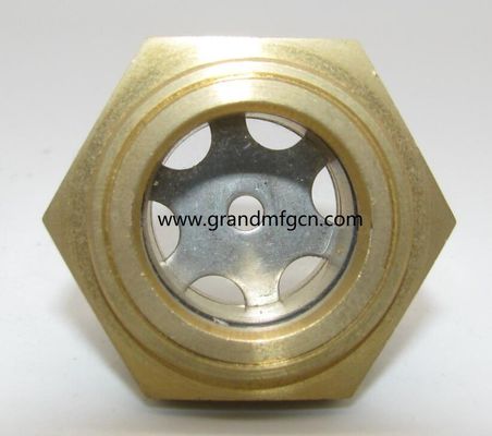 BSP1 1/4&quot; Ölstandsschau mit sechseckiger Mutter zur Ölstandsüberprüfung im Tank Ölstandsschau Glas Ölstandsmessindikatoren