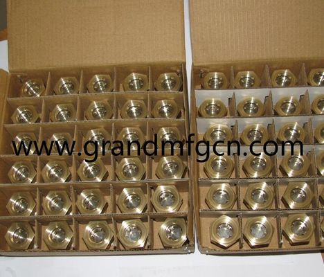 UNF1 1/8&quot; Ölstandsschau mit Sechseckennuss für die Ölstandsüberprüfung im Tank Ölstandsschau Glas Ölstandsindikatoren