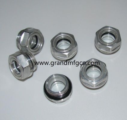M28X1.5 Schmiersystem für den Aluminiumbläser Ölspiegel Hex-Schraubeinbau Ölspiegel Sichtglas Ölspiegelindikatoren