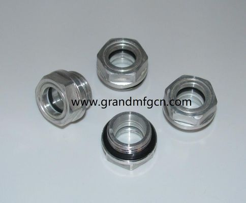 M22X1.5 Schmiersystem für Aluminiumbläser Ölstandhex-Schraubeinbau Ölstandsichtsglas Ölstandsanzeiger