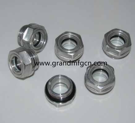 M20X1.5 Schmiersystem für Aluminium-Bläser Ölstand Hex-Schraub-In Ölstand Sichtglas Ölstandsmessindikatoren