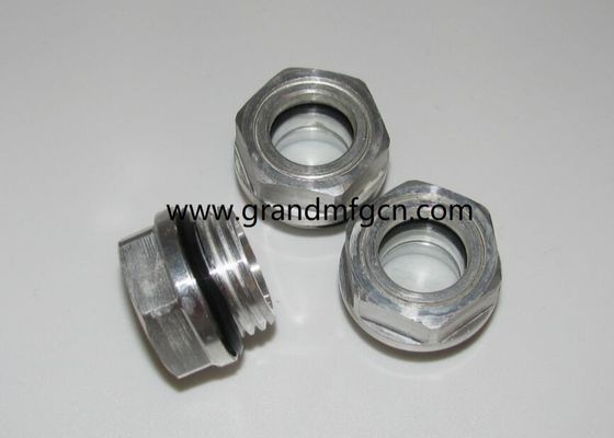 G1 1/4&quot; Schmiersystem für den Aluminium-Bläser Ölstand Hex-Schraubeinbau Ölstandsschau Glas Ölstandsanzeiger