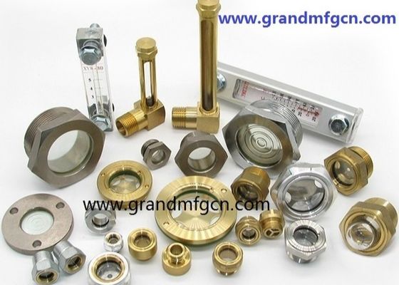 Metrisches Garn M22 M24 M26 M27 M30X1,5 Qualität Edelstahl Stiere Augensicht Glas Aluminium Ebenen für industrielle PUMPEN