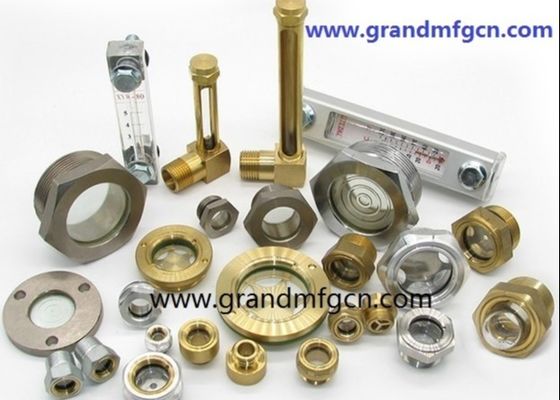 GM-YWZ-125T Hydraulischer Ölstandsindikator aus Aluminium mit Niveauzeichen für Dünnwandbehälter