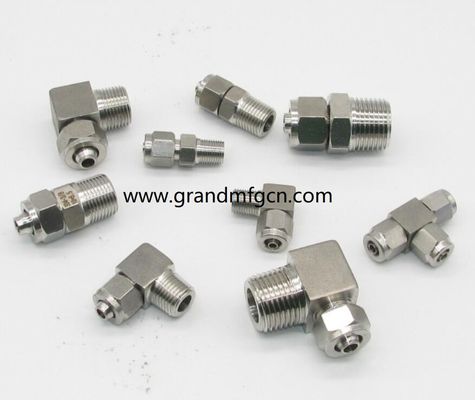 NPT Edelstahl 304 316 316L präzisionsbearbeitetes Zubehör