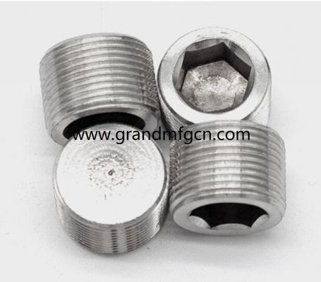 4 Zoll Edelstahl 304 316 316L Hex-Plugs Präzisionsbearbeitete Teile Zubehör