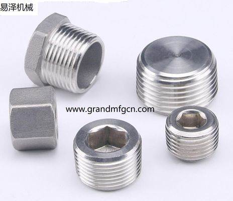 Edelstahl 304 316 316L Hex-Plugs Präzisionsbearbeitete Teile Zubehör
