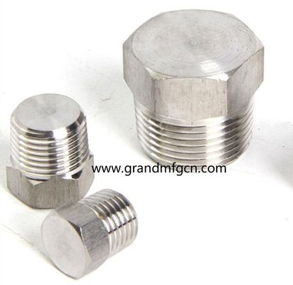 4 Zoll Edelstahl 304 316 316L Hex-Plugs Präzisionsbearbeitete Teile Zubehör