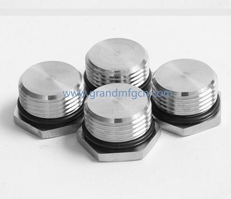 4 Zoll Edelstahl 304 316 316L Hex-Plugs Präzisionsbearbeitete Teile Zubehör