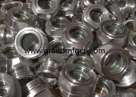 G1/2&quot; korrosionsbeständige Nähmaschine Aluminium Sichtmessgerät Schrauben in Ölstandsschau Glas Ölstandsschranken