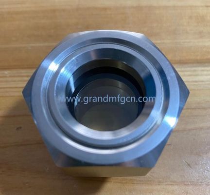 NPT 3/4 INCH Edelstahl 316 Knopf Typ Ölstandsindikatoren Flüssigkeitssicht Glassichtfenster Ölstandsmessgeräte