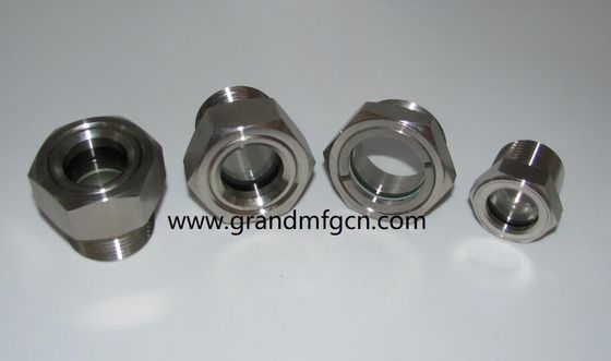 BSP G 1&quot; NPT 1&quot; Edelstahl SUS304 Ölpegel Sichtglas OIL LEVEL GAUGE OEM-Service ohne Veredelung