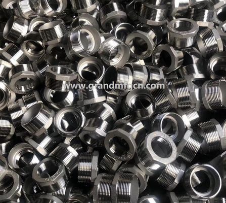NPT aus Edelstahl 304 316 316L Hex-Stäbchen Präzisionsbearbeitete Teile Zubehör