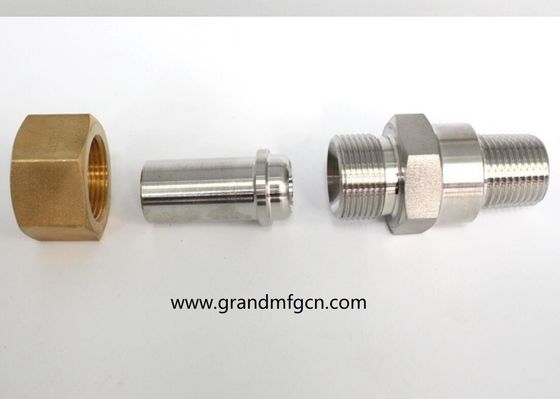 Edelstahl 304, präzisionsbearbeitetes Zubehör, Zubehör für SS304, OEM-SS304-Anschlüsse