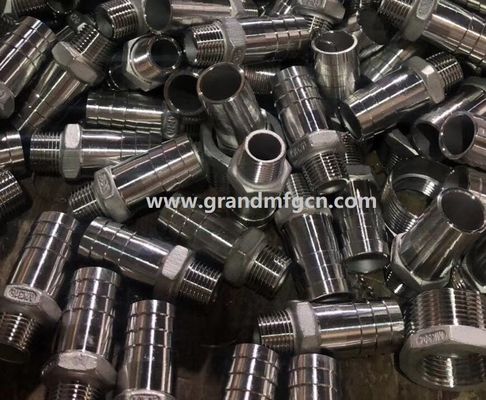 Edelstahl 316L präzise bearbeitete Teile Zubehör für SS304-Fittings OEM NPT SS304-Konnektoren