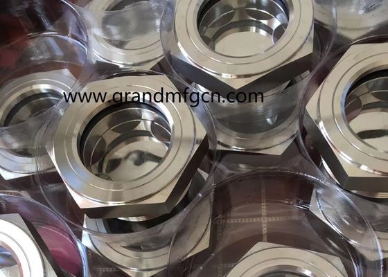 NPT1 1/2&quot; Edelstahl SS316 SS304 Beobachtungsverdampfer Ölpegel Sichtbrille OEM-Service ohne Veredelung