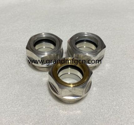M22 Korrosionsbeständige Aluminium Nähmaschinen Sichtmessgeräte Ölstandsschau Glas Ölstandsmessgeräte
