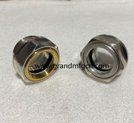 M22 Korrosionsbeständige Aluminium Nähmaschinen Sichtmessgeräte Ölstandsschau Glas Ölstandsmessgeräte