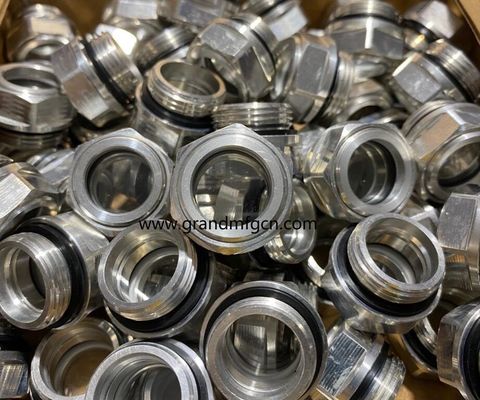 M22 Korrosionsbeständige Aluminium Nähmaschinen Sichtmessgeräte Ölstandsschau Glas Ölstandsmessgeräte
