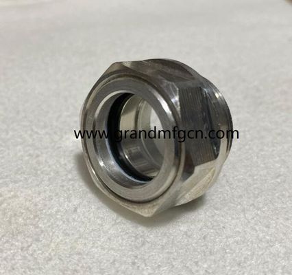M22 Korrosionsbeständige Aluminium Nähmaschinen Sichtmessgeräte Ölstandsschau Glas Ölstandsmessgeräte