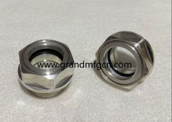 M27 M28 M30 M33 M36X1,5 Aluminium Nähmaschinen Sichtmessgerät Ölstandsschau Glas Ölstandsmessgerät