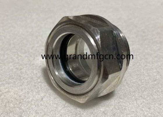 G1/2Korrosionsbeständige Bläser Aluminium Ölstandhex-Schraube-In Ölstand Sichtglas Ölstandsindikatoren