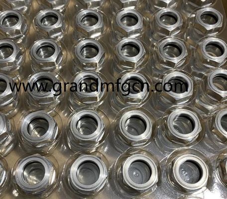 G1/43/8&quot; Korrosionsbeständige Bläser Aluminium Ölstandhex-Schraube in Ölstand Anzeige Glas Ölstandmessindikatoren