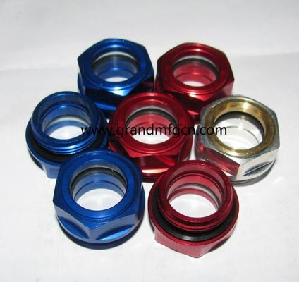 G1/43/8&quot; Bläser Anodisierungs-Aluminium Ölspiegel Hex-Schraube-in Ölspiegel Sicht Glas Ölspiegelindikatoren