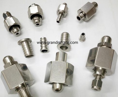 Edelstahl 316L präzise bearbeitete Teile Zubehör für SS304-Fittings OEM NPT SS304-Konnektoren