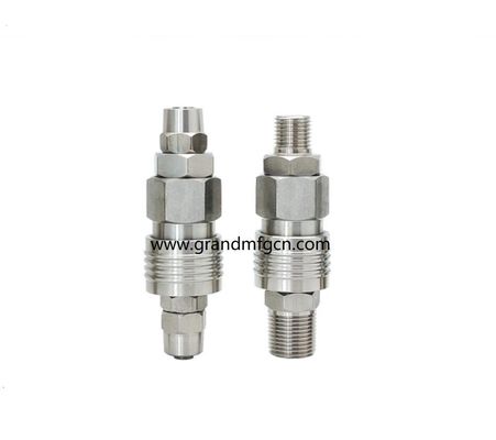 Edelstahl 316L präzise bearbeitete Teile Zubehör für SS304-Fittings OEM NPT SS304-Konnektoren