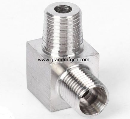 Edelstahl 316L präzise bearbeitete Teile Zubehör für SS304-Fittings OEM NPT SS304-Konnektoren
