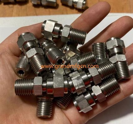 NPT Edelstahl 316 Abflussventil stand 2800PSI Druck in Lager kundenspezifische Präzisionsbearbeitung Teil Zubehör
