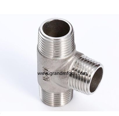 Edelstahl 304 316 präzise bearbeitete Teile Zubehör für SS304-Tie-Fittings OEM NPT SS304-Anschlüsse